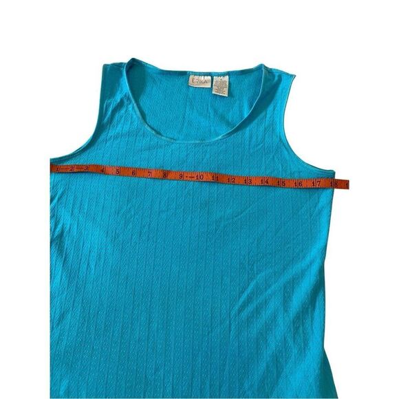 Flawed Erika Wide Strap Tank Top Everyday Casual Summer Workout Textured Work - Picture 8 of 11
